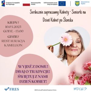Seniorki na dzień kobiet plakat